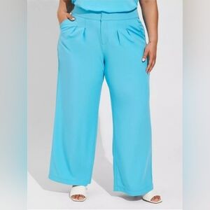 Torrid Vibrant Blue Wide-Leg Pants